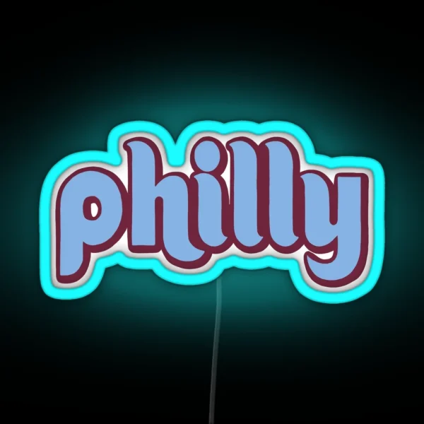 Philly Retro RGB Neon Sign