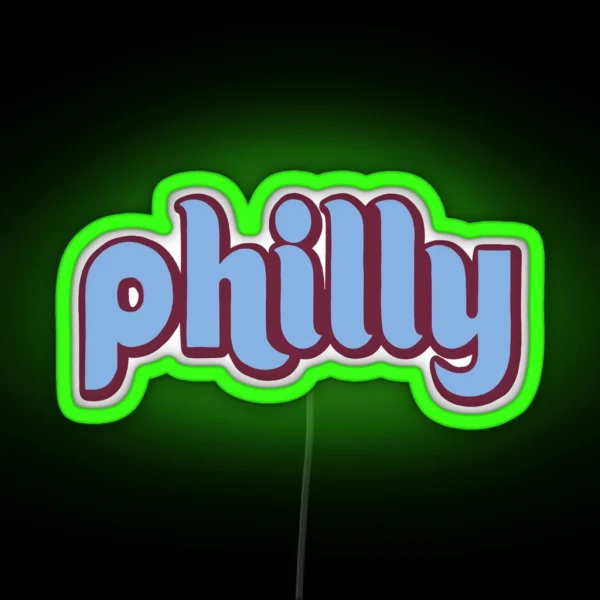Philly Retro RGB Neon Sign