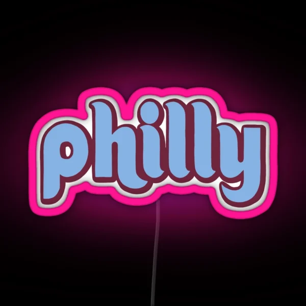 Philly Retro RGB Neon Sign