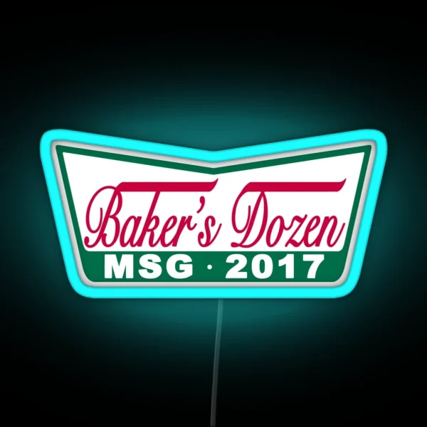 Phish Bakers Dozen Madison Square Garden 2017 RGB Neon Sign