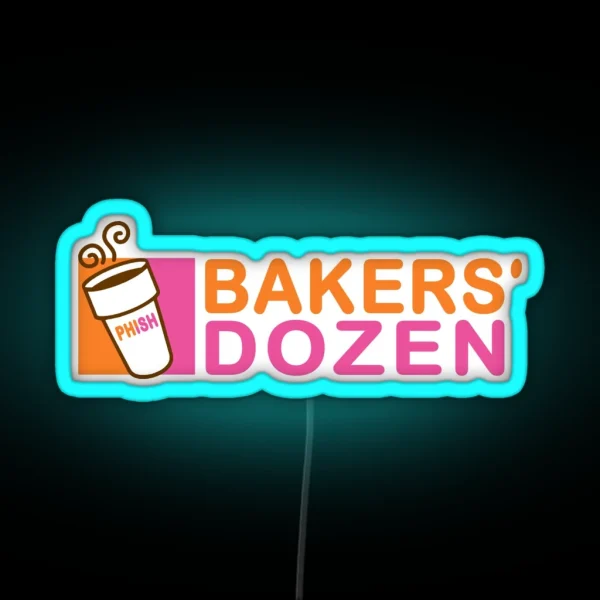 Phish Bakers Dozen Madison Square Garden RGB Neon Sign