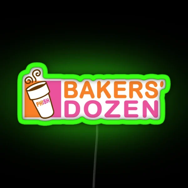 Phish Bakers Dozen Madison Square Garden RGB Neon Sign