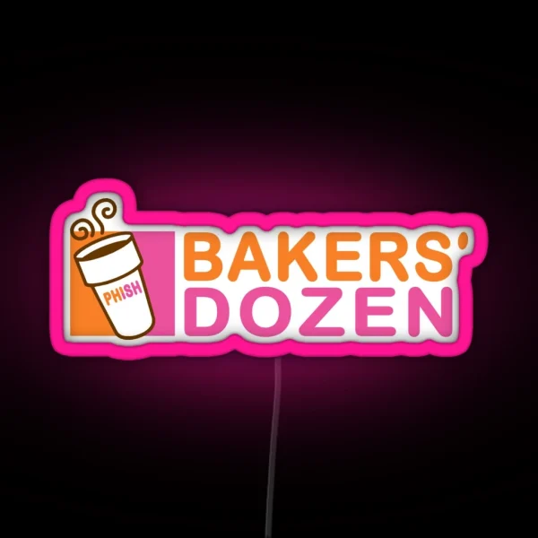 Phish Bakers Dozen Madison Square Garden RGB Neon Sign
