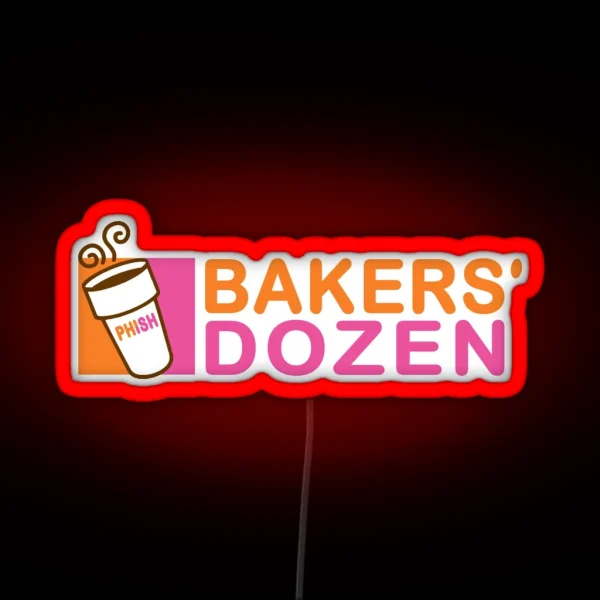 Phish Bakers Dozen Madison Square Garden RGB Neon Sign