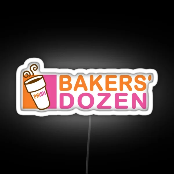 Phish Bakers Dozen Madison Square Garden RGB Neon Sign