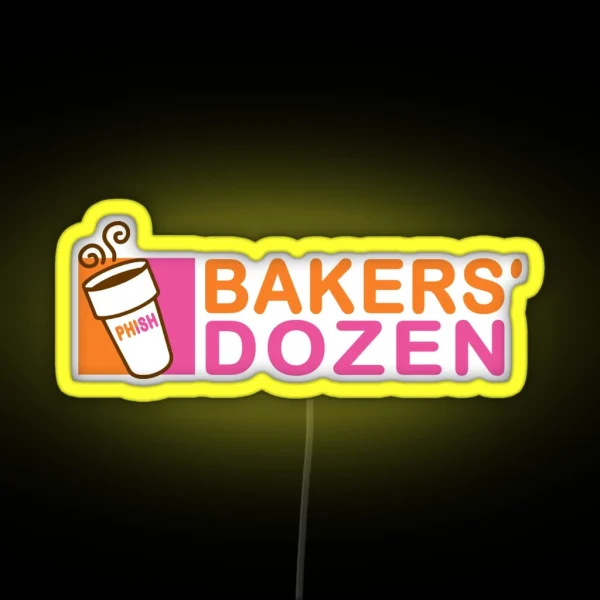 Phish Bakers Dozen Madison Square Garden RGB Neon Sign