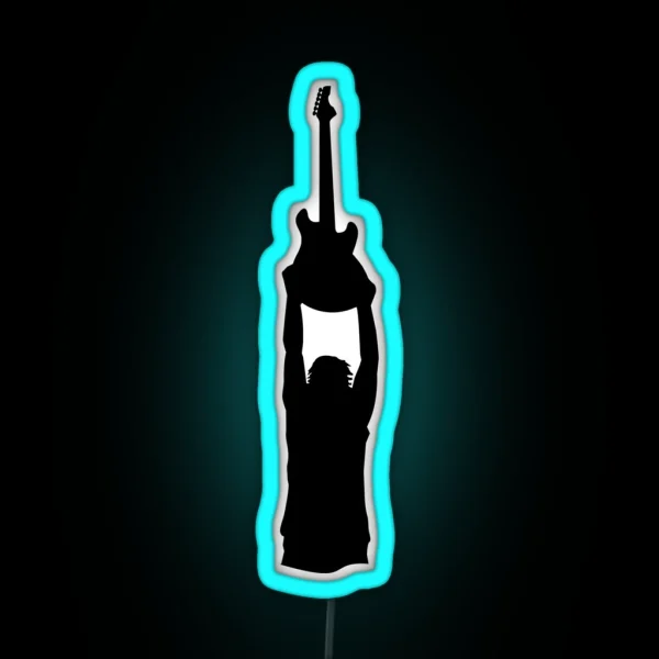 Phish Trey First Tube Silhouette Black RGB Neon Sign