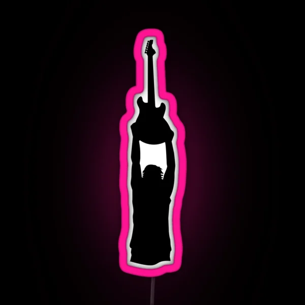 Phish Trey First Tube Silhouette Black RGB Neon Sign