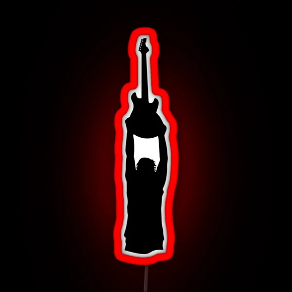 Phish Trey First Tube Silhouette Black RGB Neon Sign