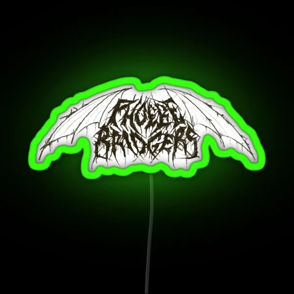 Phoebe Bridgers Bat Wing RGB Neon Sign