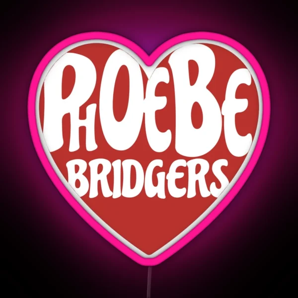 Phoebe Bridgers Logo Heart RGB Neon Sign