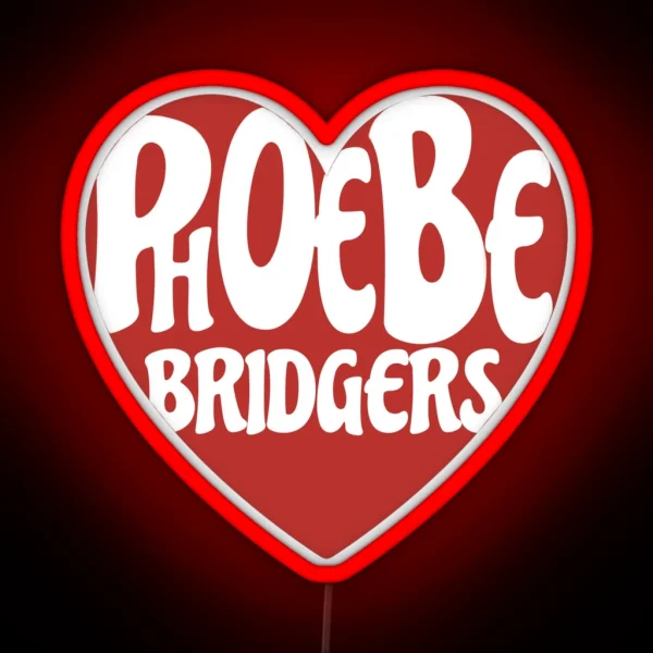 Phoebe Bridgers Logo Heart RGB Neon Sign