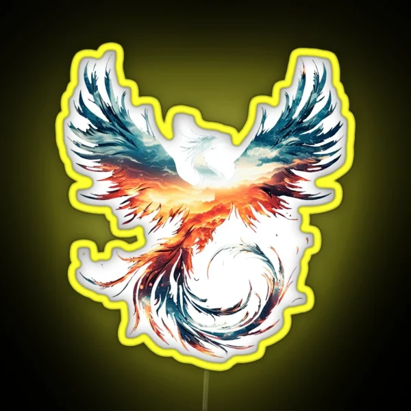 Phoenix Ascending RGB Neon Sign
