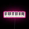 Colorful Piano Key Inspired RGB Neon Sign Decorative Wall Art