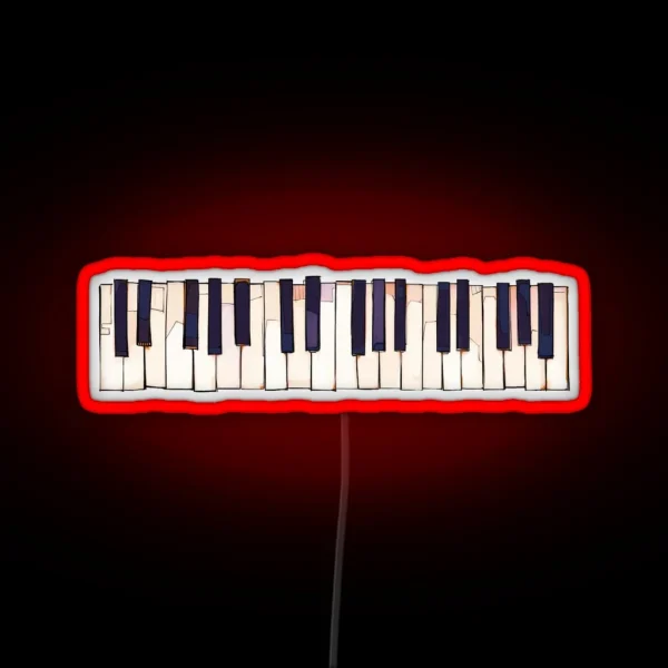 Piano RGB Neon Sign