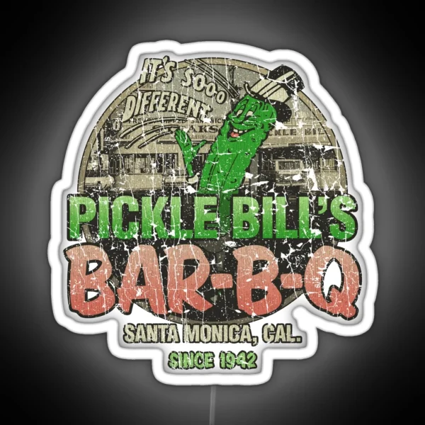 Pickle Bill S Bar B Q 1941 RGB Neon Sign