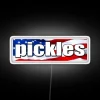 LED Pickle American Flag Bumper led Funny Neon Sign Decorations