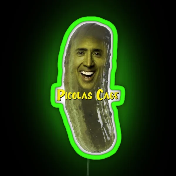Picolas Cage RGB Neon Sign