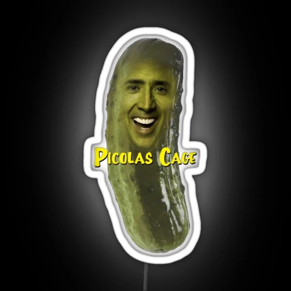 Picolas Cage RGB Neon Sign