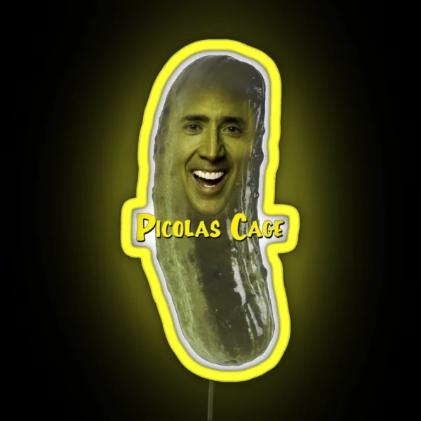 Picolas Cage RGB Neon Sign