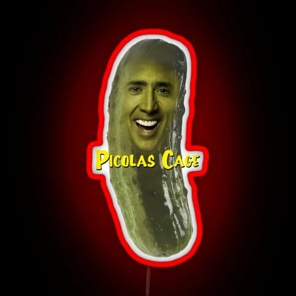 Picolas Cage RGB Neon Sign