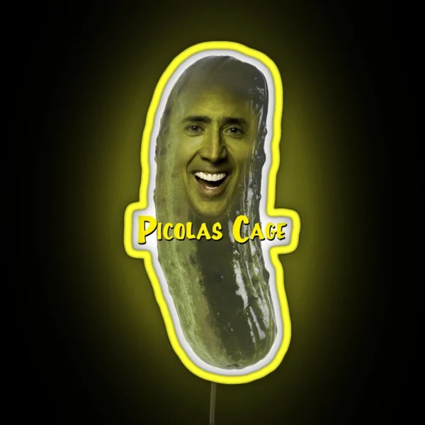 Picolas Cage RGB Neon Sign