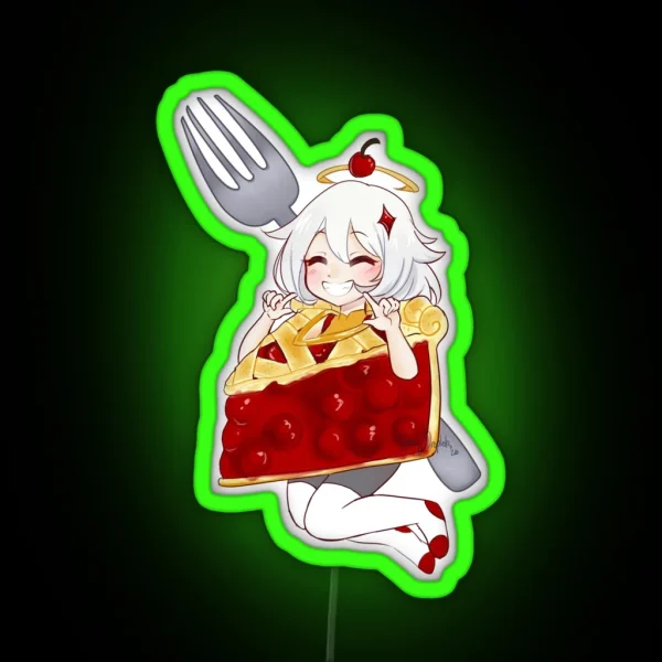 Piemon Is Emergency Food RGB Neon Sign