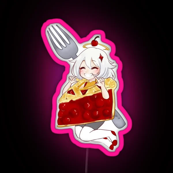 Piemon Is Emergency Food RGB Neon Sign