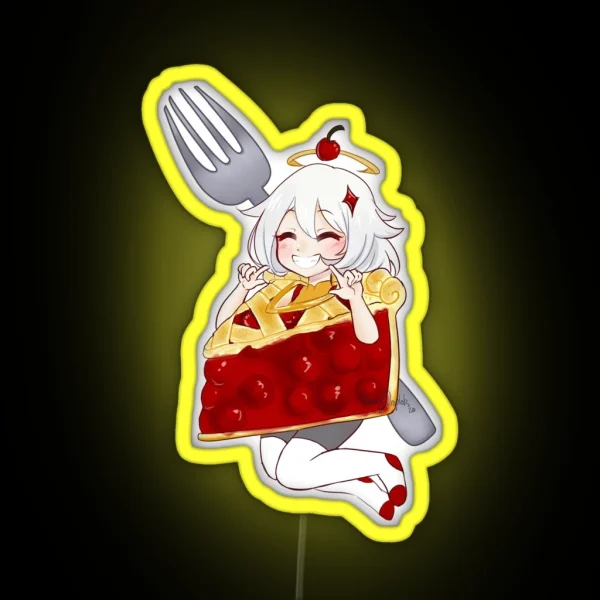 Piemon Is Emergency Food RGB Neon Sign