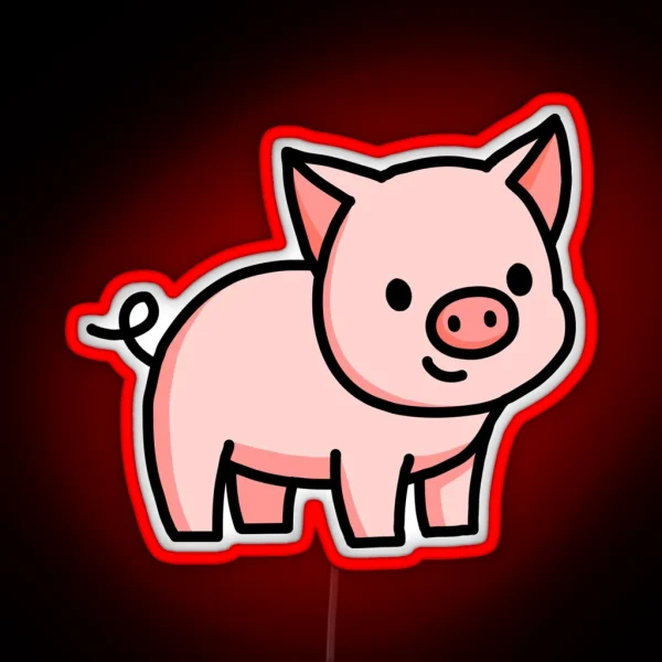 Pig RGB Neon Sign