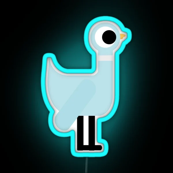 Pigeon RGB Neon Sign