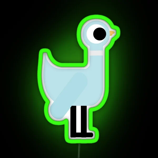 Pigeon RGB Neon Sign