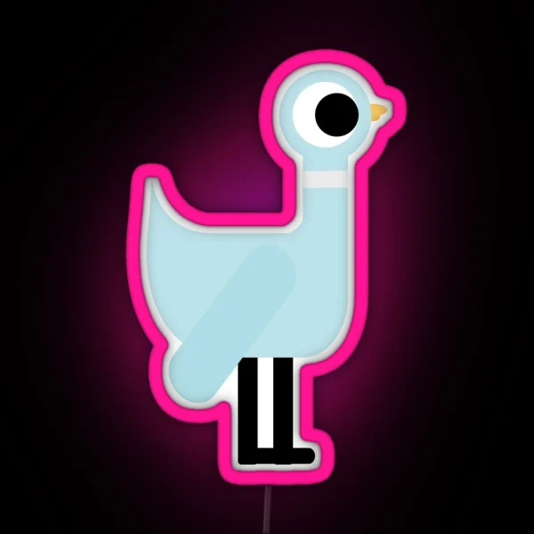 Pigeon RGB Neon Sign