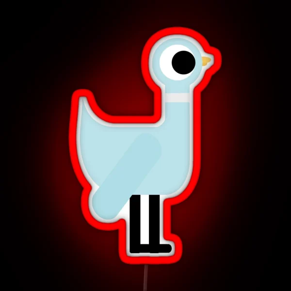 Pigeon RGB Neon Sign