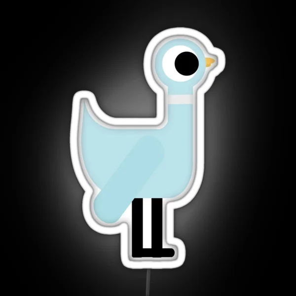 Pigeon RGB Neon Sign
