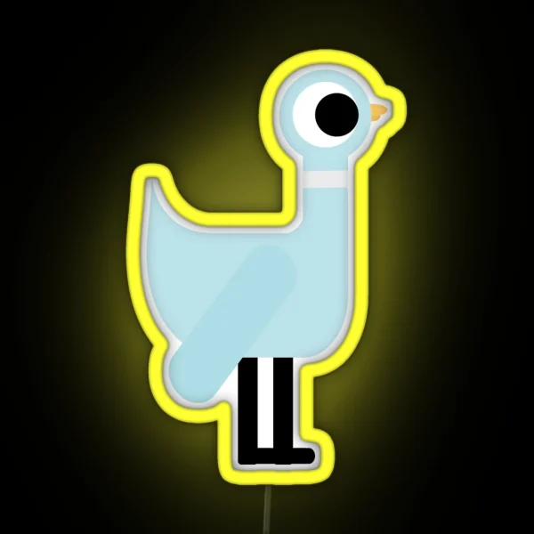 Pigeon RGB Neon Sign