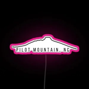 Pilot Mountain North Carolina RGB Neon Sign