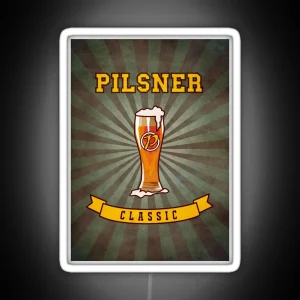 Pilsner Beer Classic RGB Neon Sign