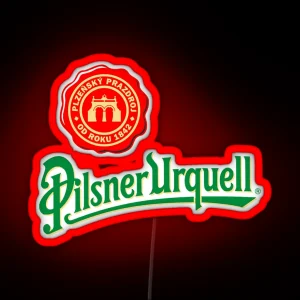 Pilsner Urquell Beer Lager Asahi Breweries Beer Food Brewery Logo RGB Neon Sign
