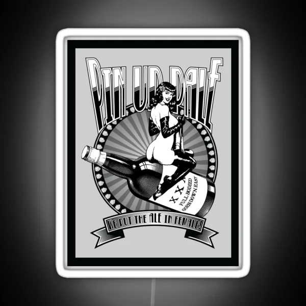 Pin Up Girl Pale Ale RGB Neon Sign