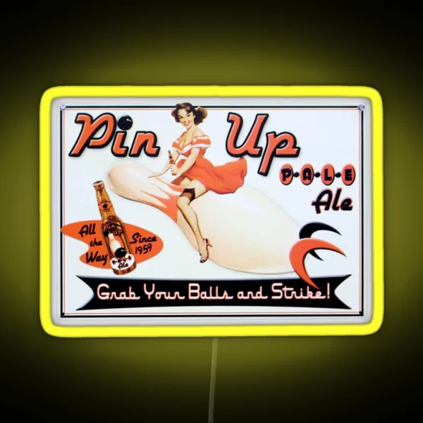 Pin Up Pale Ale RGB Neon Sign