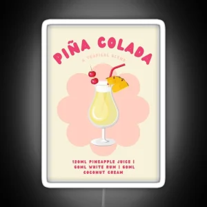 Pina Colada RGB Neon Sign