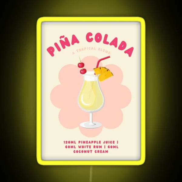 Pina Colada RGB Neon Sign