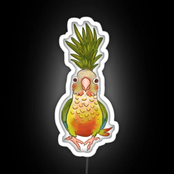 Pineapple Conure RGB Neon Sign