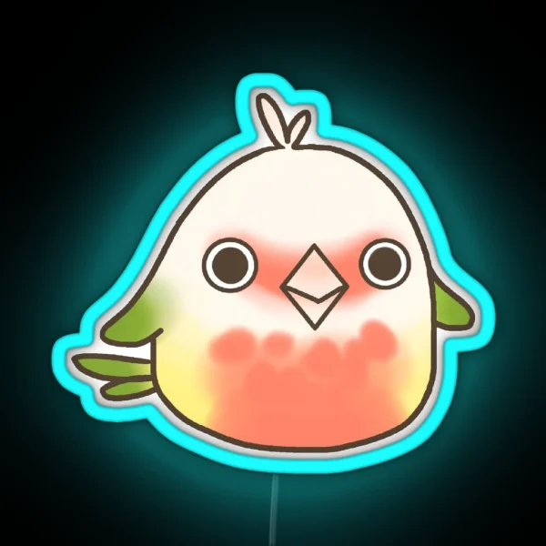 Pineapple Green Cheek Conure Led Ver 1 RGB Neon Sign