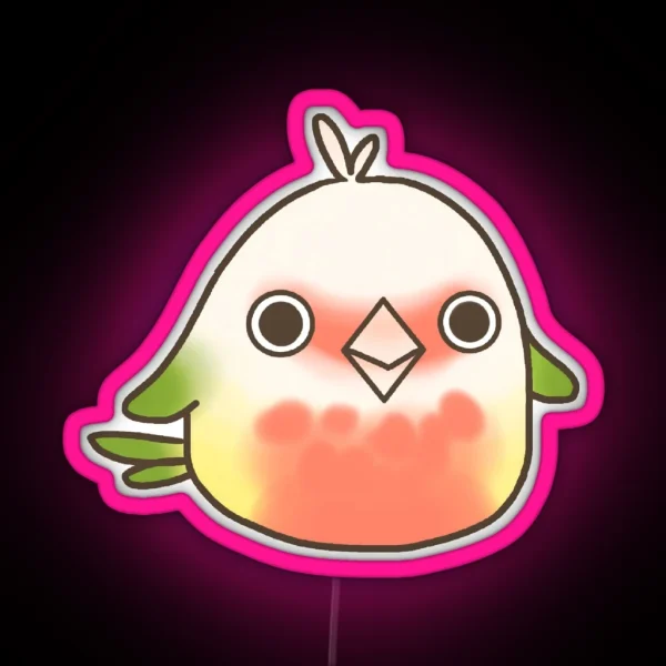 Pineapple Green Cheek Conure Led Ver 1 RGB Neon Sign