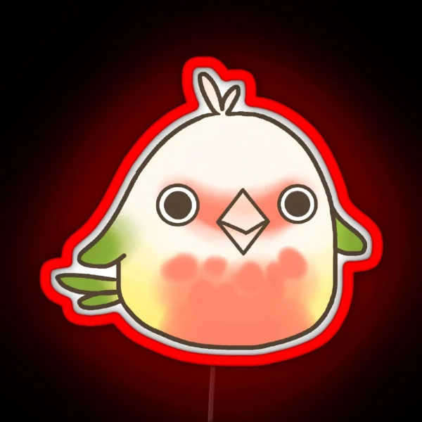 Pineapple Green Cheek Conure Led Ver 1 RGB Neon Sign