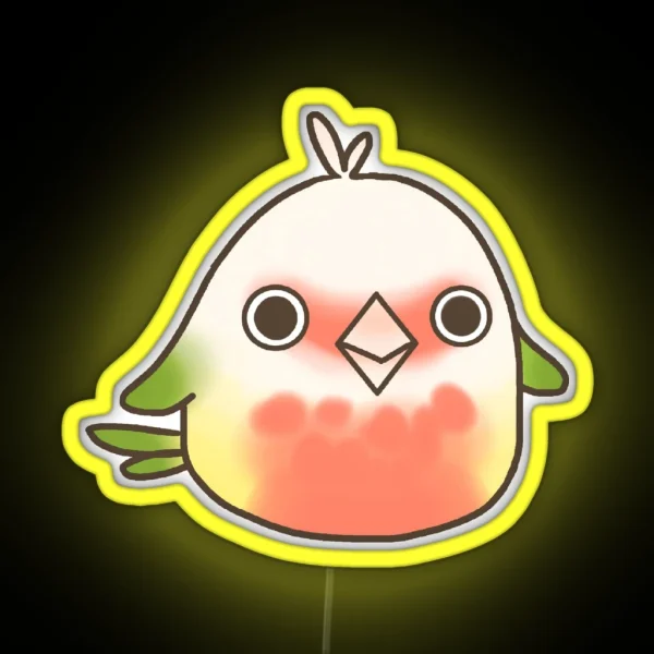 Pineapple Green Cheek Conure Led Ver 1 RGB Neon Sign