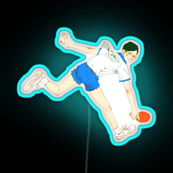 Ping Pong The Animation RGB Neon Sign