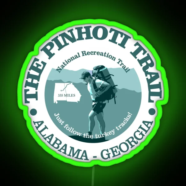 Pinhoti Trail T RGB Neon Sign